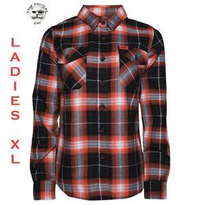 DIXXON FLANNEL x BUCKY LASEK Flannel Shirt Collab - Women's XL